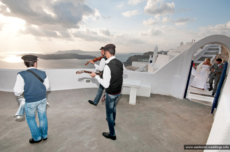 Santorini Wedding At St. Irini Chapel