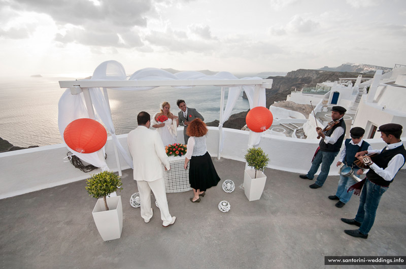 St Irene Santorini Wedding