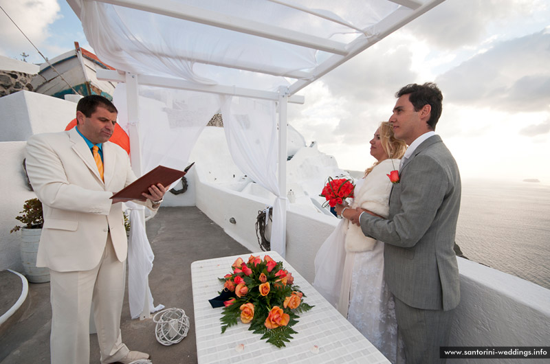 St Irene Santorini Wedding