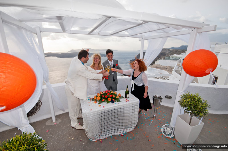 St Irene Chapel Santorini Wedding