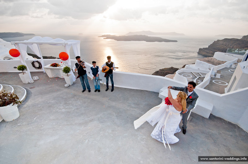 St Irene Santorini Wedding