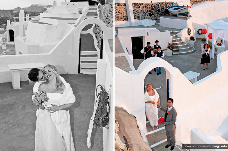 St Irene Santorini Wedding