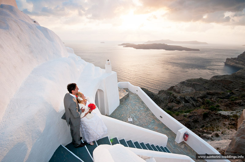 St Irene Santorini Wedding