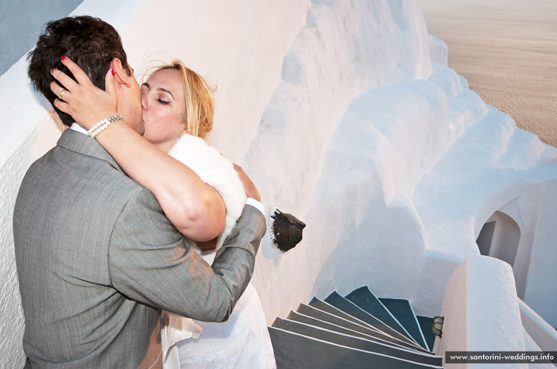 Santorini Wedding At St. Irini Chapel