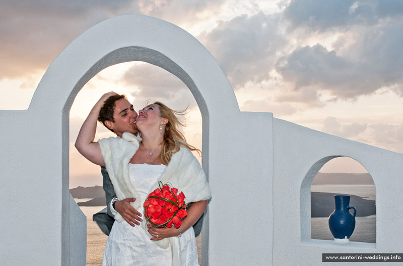 St Irene Santorini Wedding