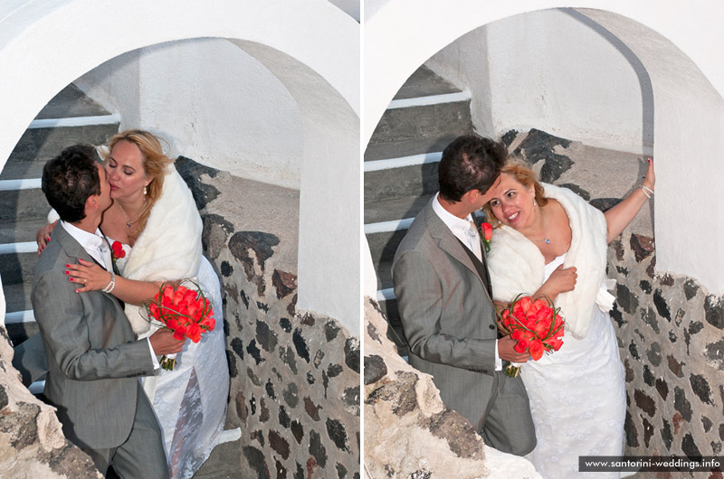Santorini Wedding At St. Irini Chapel