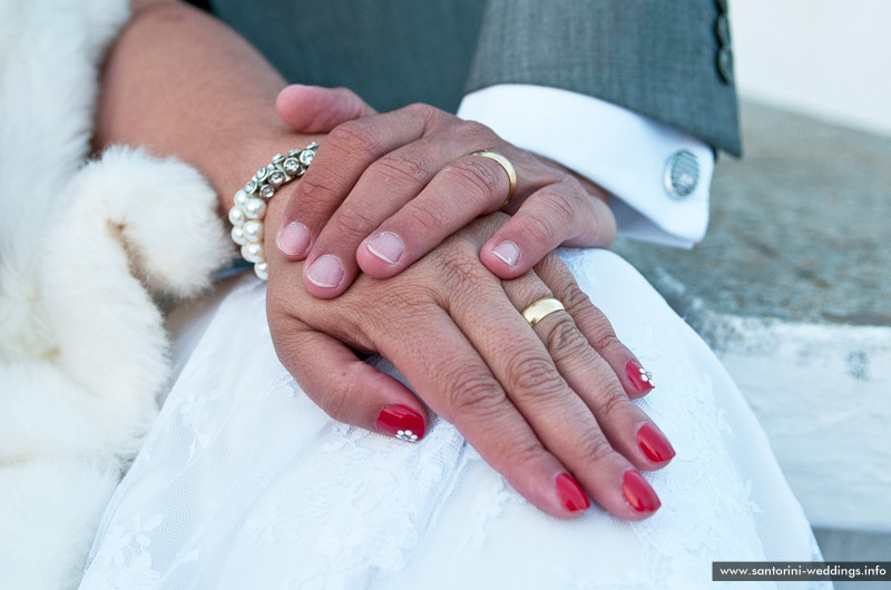 Santorini Wedding At St. Irini Chapel