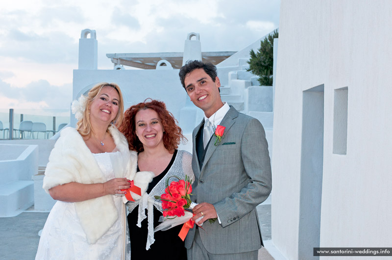 Santorini Wedding At St. Irini Chapel