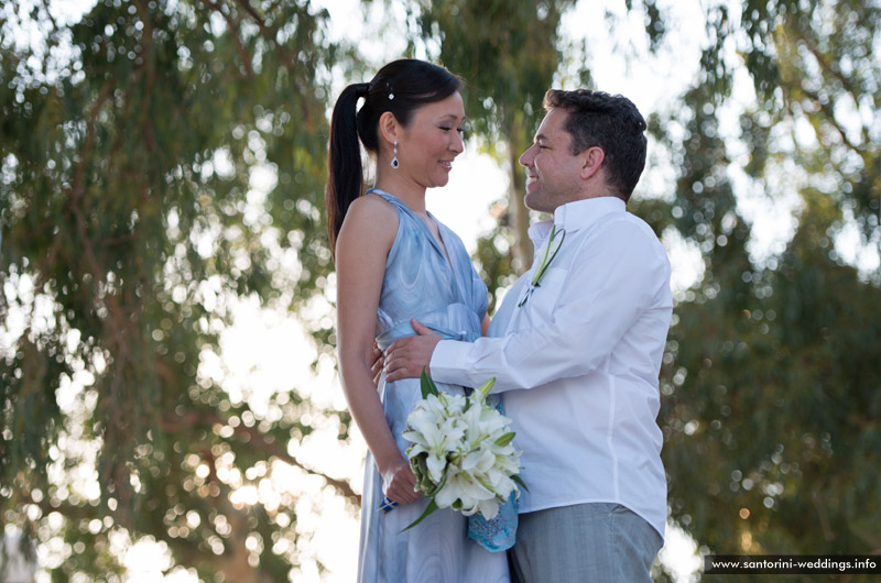 santorini weddings