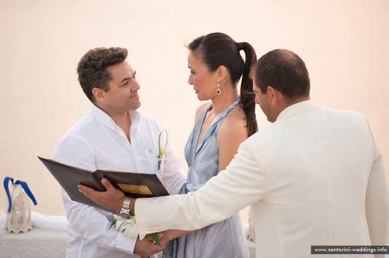 santorini weddings