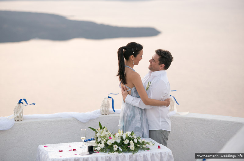 santorini weddings