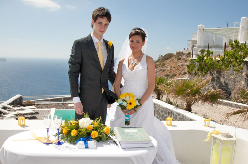 santorini weddings