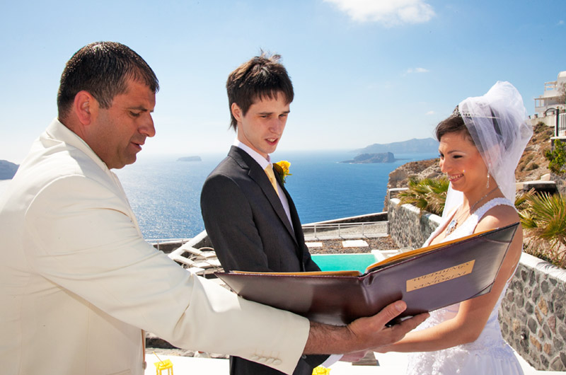 santorini weddings