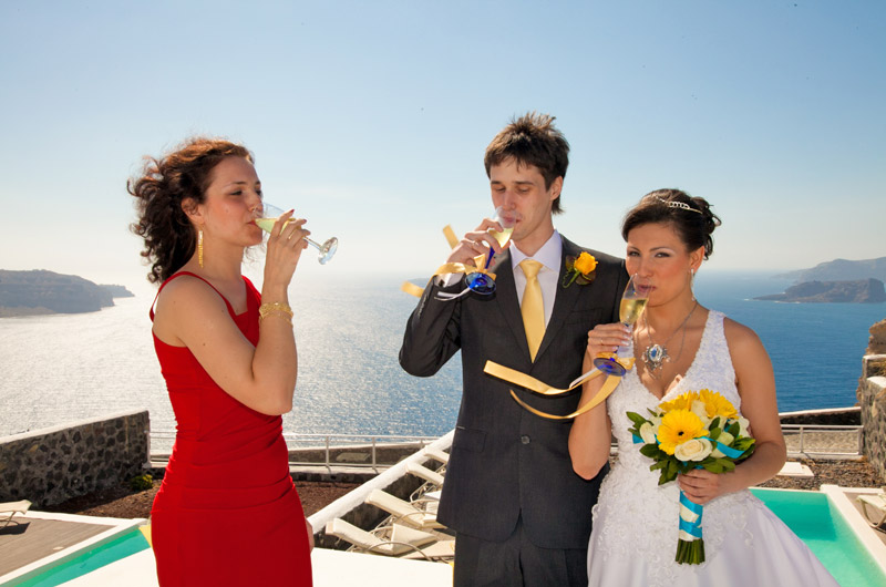 santorini weddings
