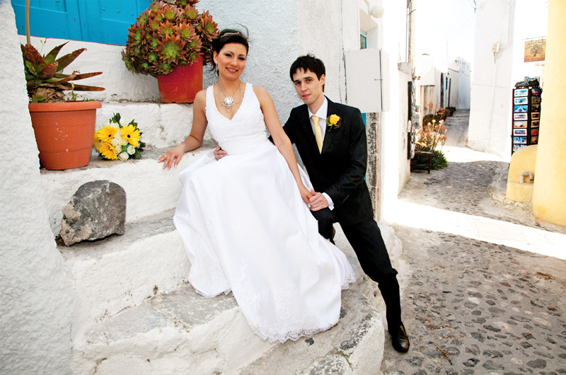 santorini weddings