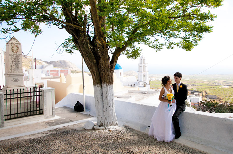santorini weddings