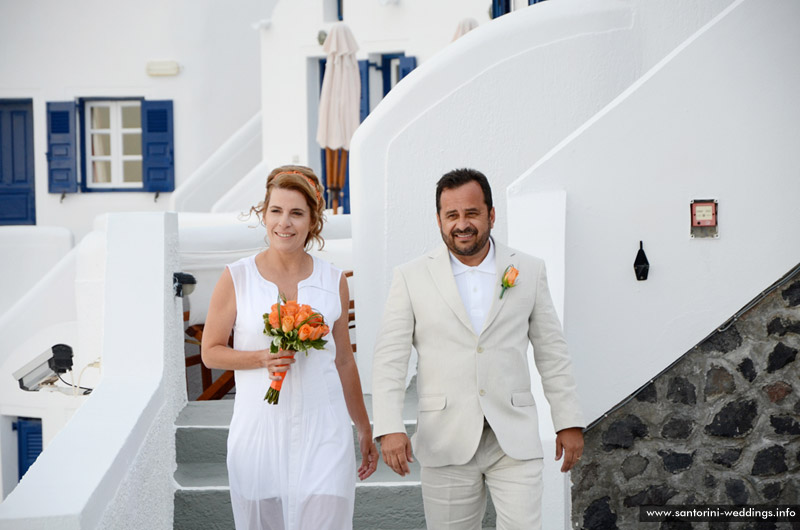 santorini weddings