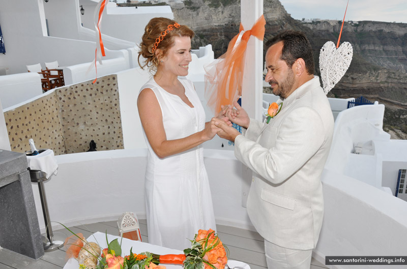 santorini weddings