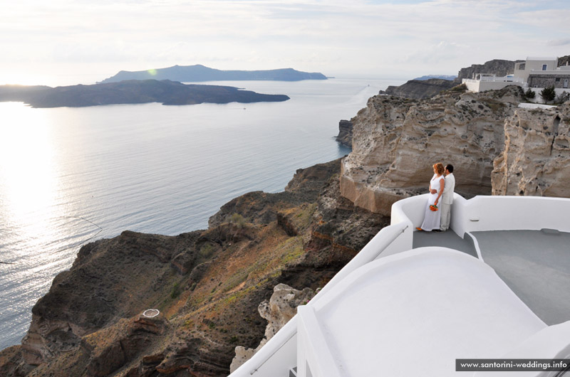 volcano view villas wedding santorini