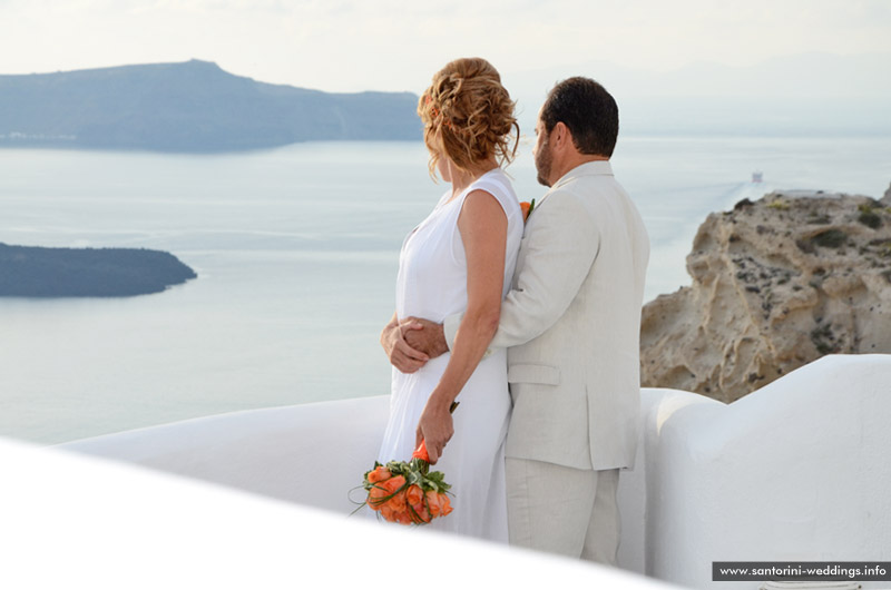 volcano view villas wedding santorini