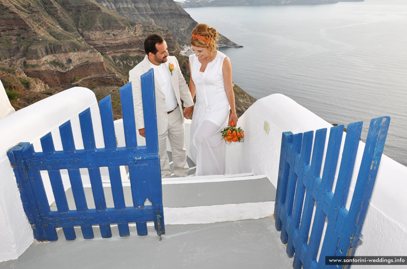 volcano view villas wedding santorini