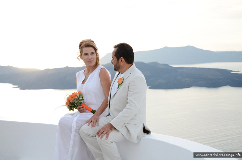 volcano view villas wedding santorini