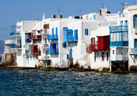 honeymoon travel - mykonos litle venice