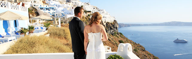 dana villas weddings santorini