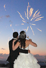 wedding fireworks