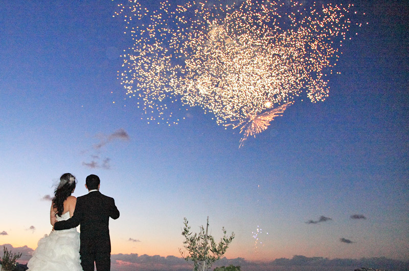 fireworks for weddings