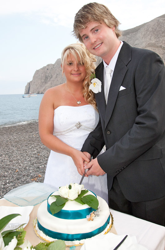 wedding in santorini