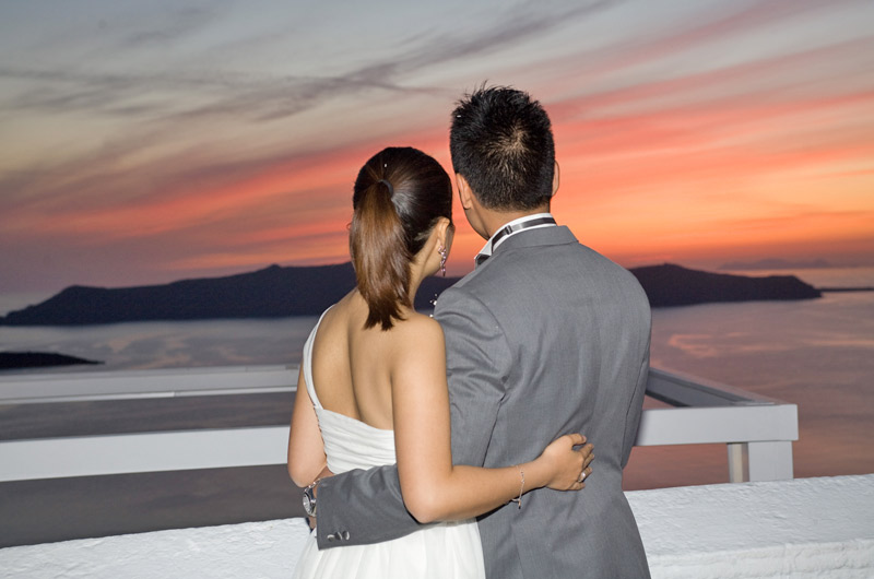 santorini weddings