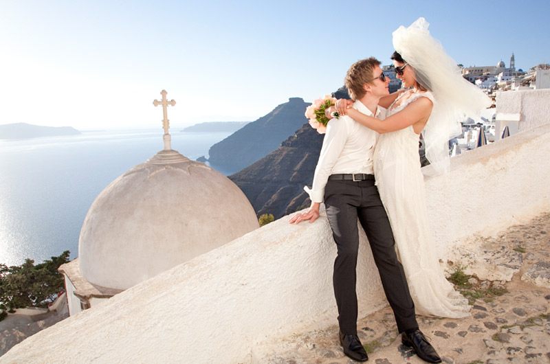 santorini weddings