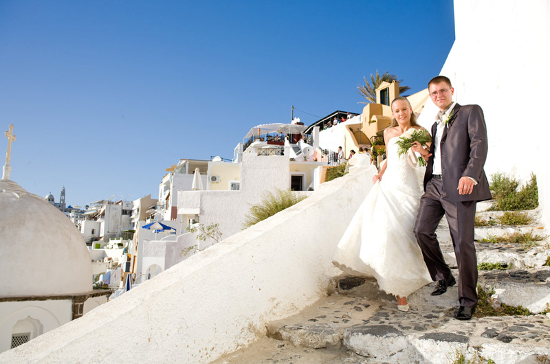 santorini weddings