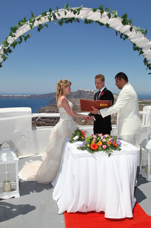 santorini weddings