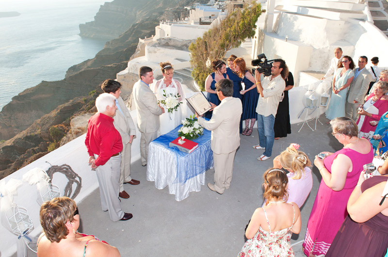 santorini weddings