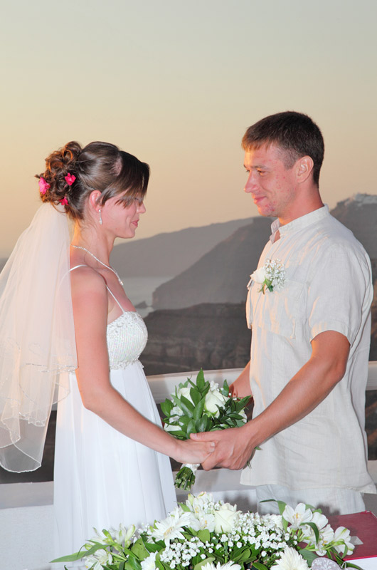 santorini weddings