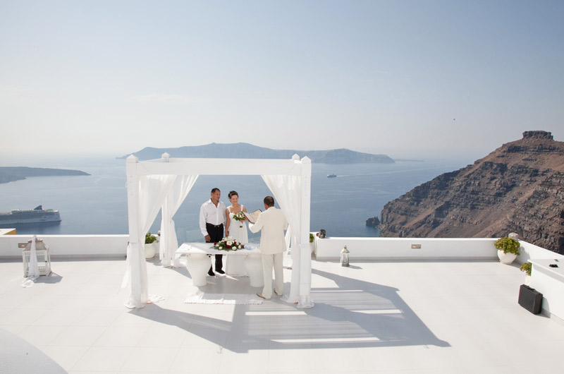 santorini weddings