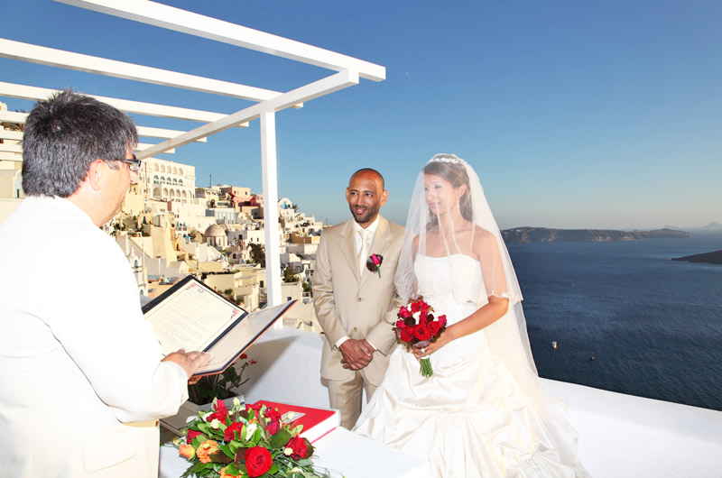 santorini weddings