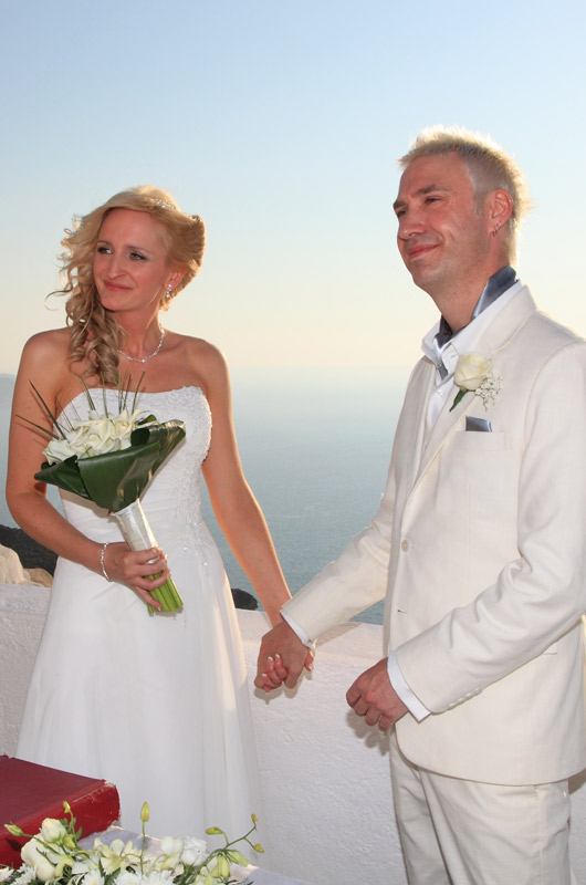 santorini weddings