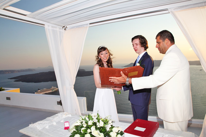 santorini weddings