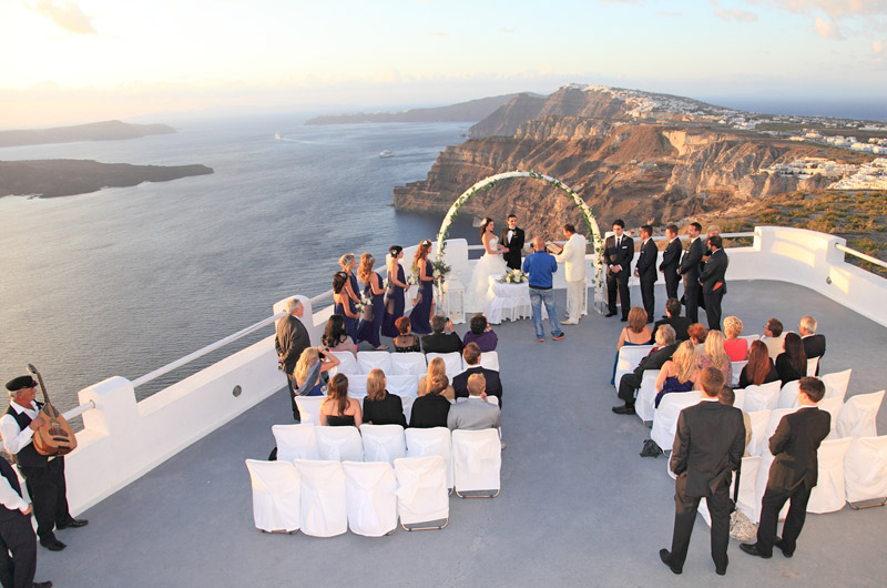 santorini weddings