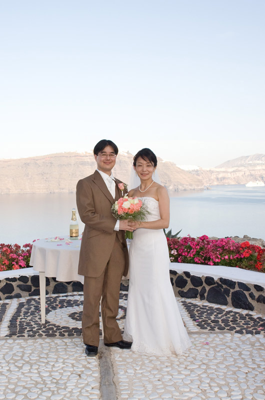 santorini weddings