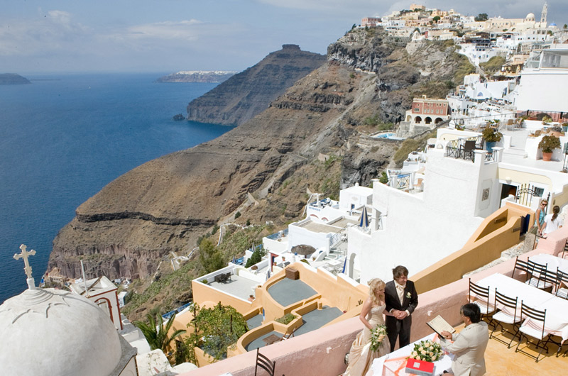 santorini weddings