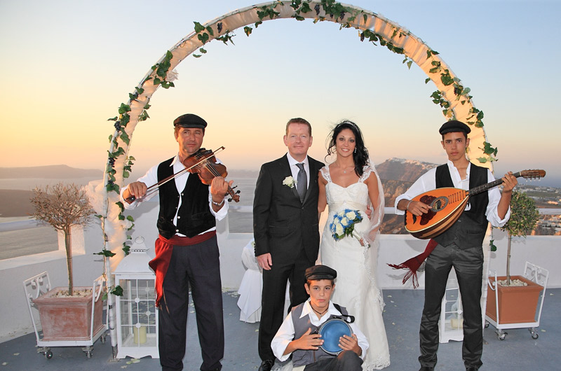 santorini weddings