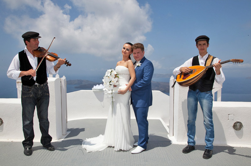 santorini weddings