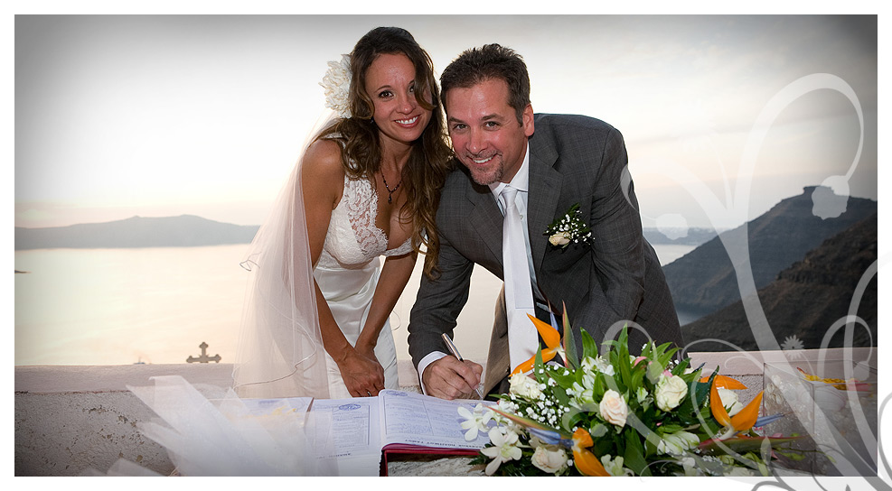 Slideshow from weddings in Santorini