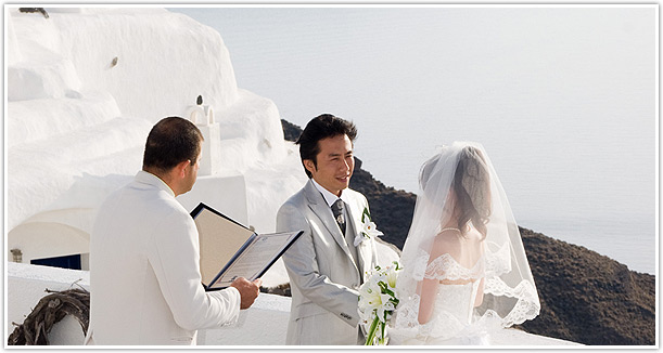 santorini weddings